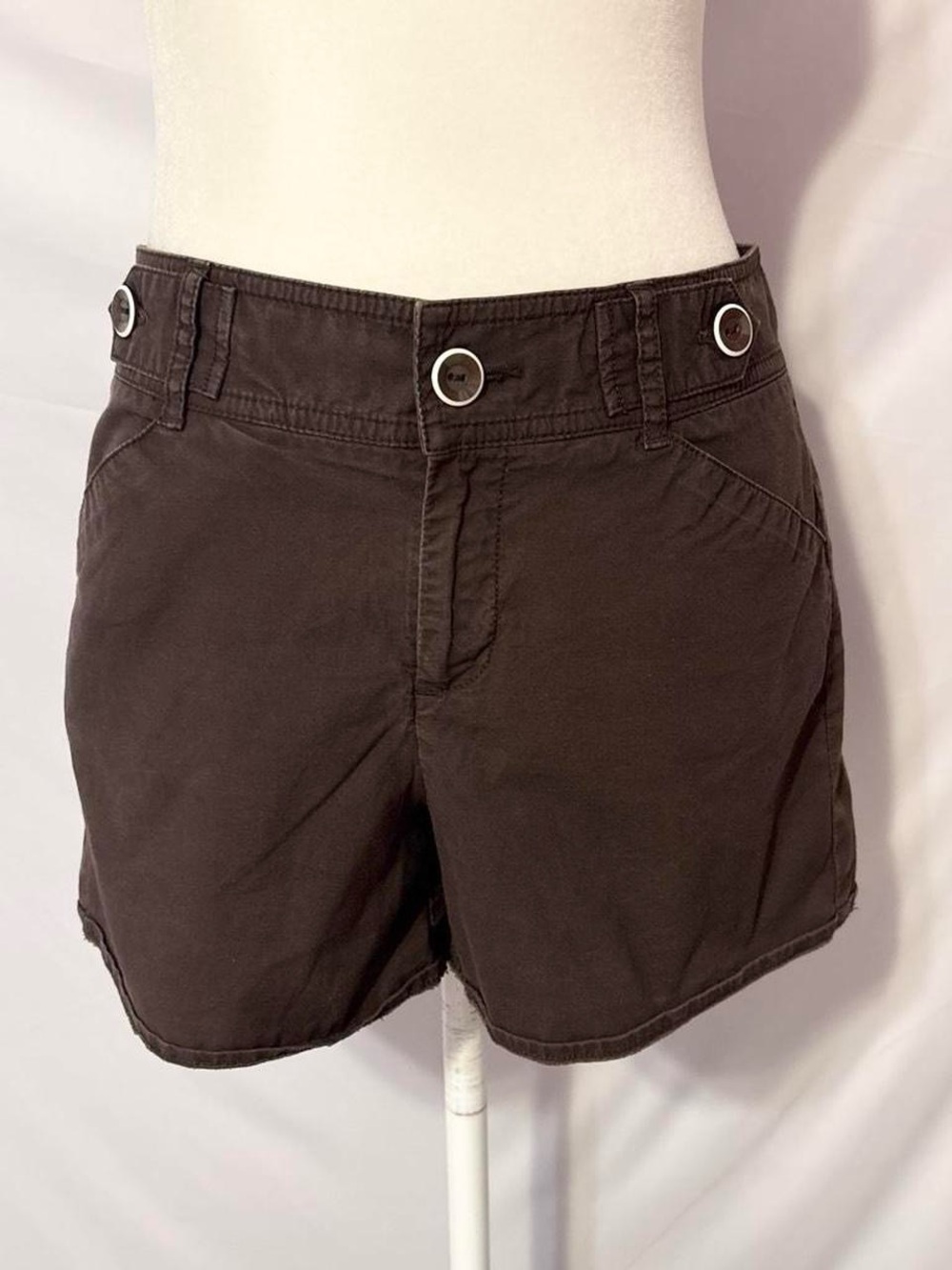 Vintage Brown Cotton Mid Rise Dockers Shorts